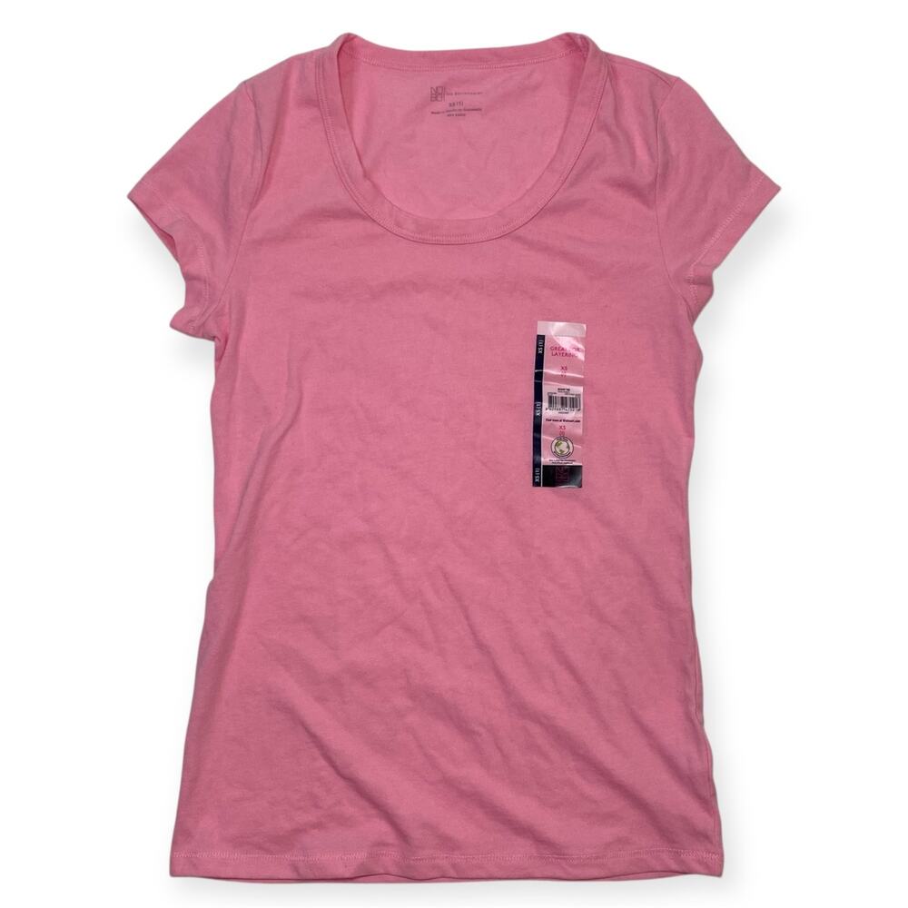 No Boundaries Women’s XS Pink Scoop Tee Shirt